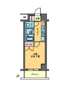 カスタリア要町【12階】の間取り