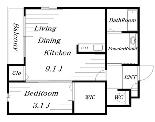 マイハウス天台【3階】の間取り
