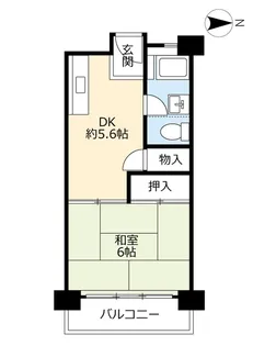 UR高倉台【9階】の間取り