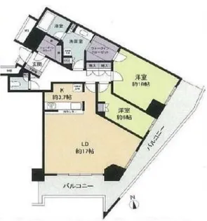 キャピタルマークタワー【35階】の間取り