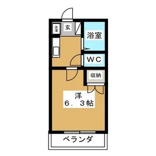 メイプルコート【1階】の間取り