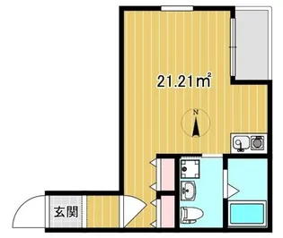 Alivio北千住【2階】の間取り