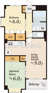 ル・ベルデュール【3階】の間取り