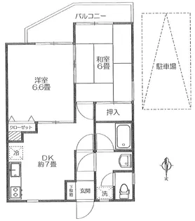 N・S-2【1階】の間取り