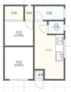 藤川荘【2階】の間取り