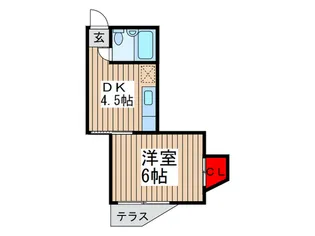 ケイオ-コ-ポ【1階】の間取り