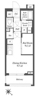 神奈川県川崎市高津区久本2【マンション】の間取り