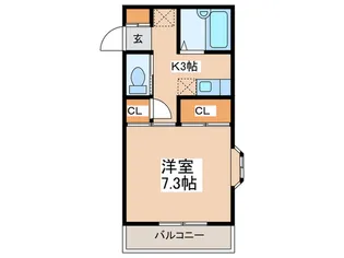 ハイムコーボルト【1階】の間取り