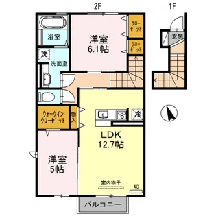 エタン・リジエール【2階】の間取り