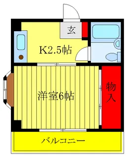 HAC小豆沢【4階】の間取り