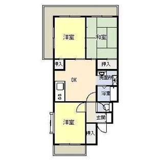 イズミコーポ【4階】の間取り