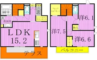 ヴィルヌープVの間取り