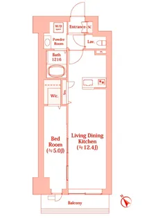 N-flats横浜関内II【7階】の間取り
