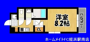 シーサイド ラ フィーネ【3階】の間取り