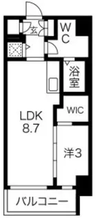 サニーハウス南堀江【3階】の間取り