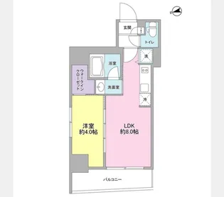 ミュプレ恵比寿【12階】の間取り