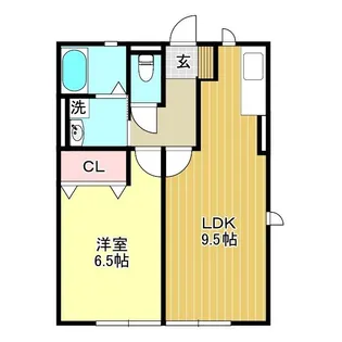 レスポワール【1階】の間取り