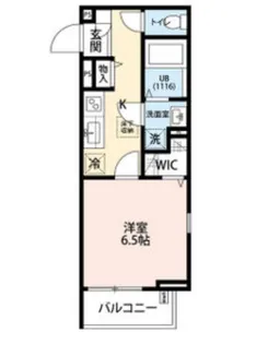 フルール原【1階】の間取り