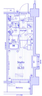 グランド・ガーラ横浜【5階】の間取り