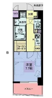 ソレアード【10階】の間取り