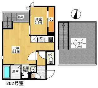 Grandtic AC-1【2階】の間取り
