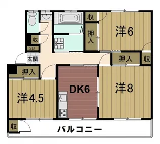 YHC大宅【3階】の間取り