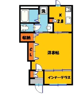シャトリエ【1階】の間取り