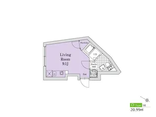 nozomio premier目黒【2階】の間取り