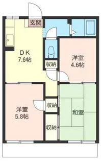 ShaMaison はなぶさハイツ【1階】の間取り