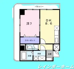 東上町林ビル【3階】の間取り