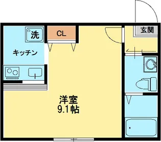 ココラフィネ【3階】の間取り