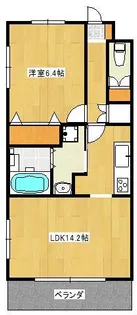 サルバス五ケ堀之内【1階】の間取り