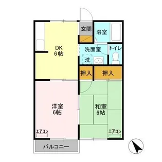 シェリールアタゴIII【2階】の間取り