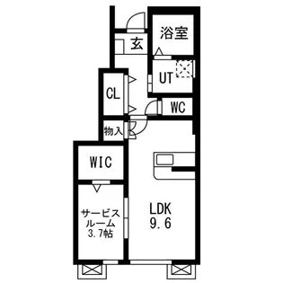 「レジデンスII」【1階】の間取り
