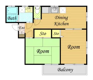 プレミールフクシマ【3階】の間取り