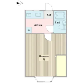 エスペランス菊名【2階】の間取り