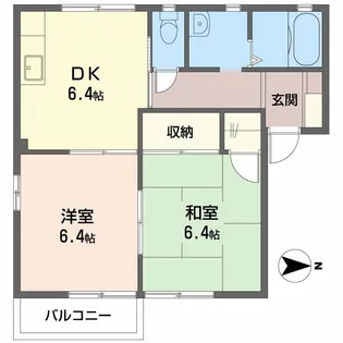 フォーレス華【2階】の間取り