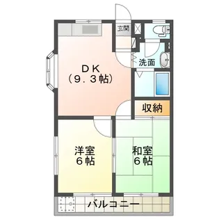 ラ・エスペール707【3階】の間取り