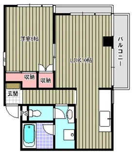 スウルス BABAI【4階】の間取り