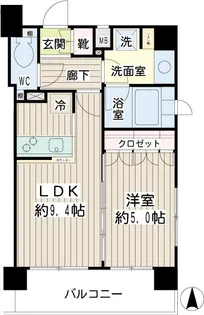 エクセル武蔵小杉【4階】の間取り