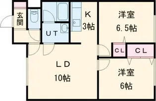 メゾンストリーム【1階】の間取り