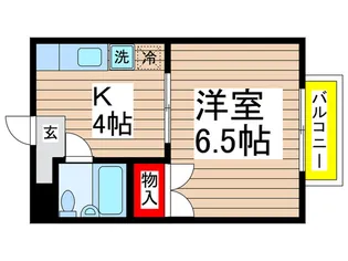 ユーディ2【2階】の間取り