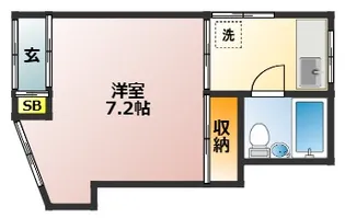 浜コーポ【1階】の間取り