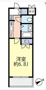 ステージファースト高輪【3階】の間取り