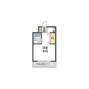 ルーブル西灘【1階】の間取り