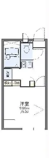 レオパレスDearfriends【2階】の間取り