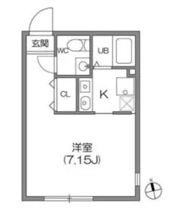 ゼスティ神楽坂II【ZESTY神楽坂II】【3階】の間取り