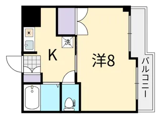 ラ・ビューニシ【1階】の間取り