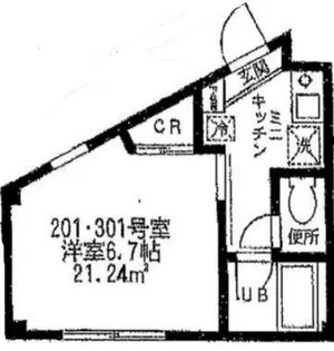 クレヴァーハイツII【2階】の間取り