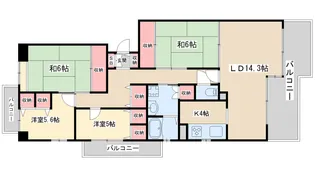 マインズ・コム神崎川【11階】の間取り